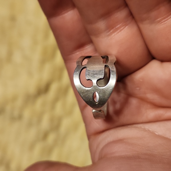 Artisan Made Spoon Ring Sterling Silver Sz 13 - Picture 3 of 6